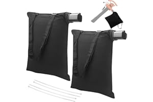 BAGBOY Braveboy 2 Pack 5140125-95 Leaf Blower Vacuum Vac Shoulder Bag Compatible with Black & Decker BV3100 Leaf Blower - 5140117-99 5140125-95 Shoulder Bag, Replacement Leaf Bag