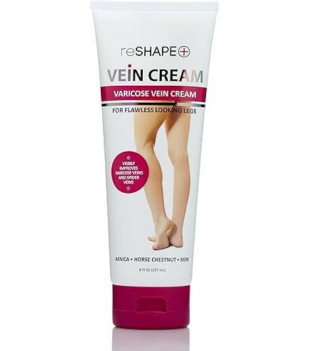Reshape Crema Vene Varicose, 8 Fl Oz (237 Ml) Visibilmente - Foto 8