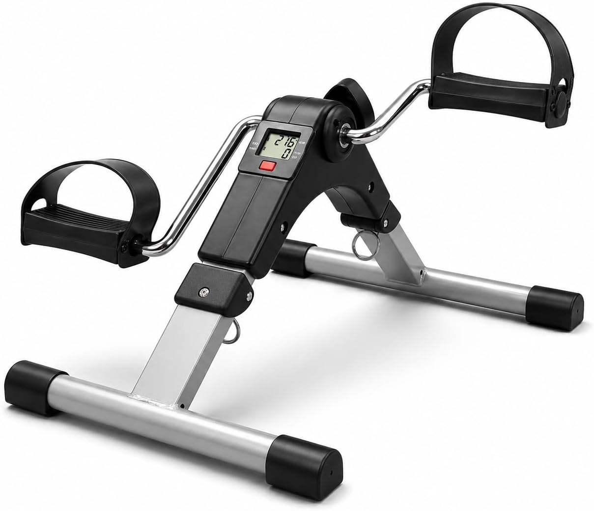 Pedales Estaticos Personas Mayores - PINCHO - Pedaleador para Ancianos, Bicicleta Estatica, Pedaleador de Piernas y Brazos con Pantalla LCD, Pedalear Sentado con Resistencia Ajustable - Portatil