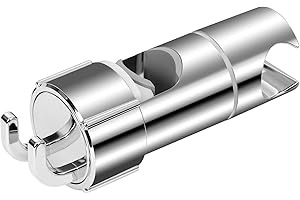 OSDUE Uchwyt na prysznic, Uchwyt na głowę prysznic, uchwyt na prysznic bez wiercenia, regulowany 16-27 mm ABS Głowica Prysznicowa Prysznic Ręczny Wejście Łazienka Chrome Srebrny, P-LTH20230717-GG