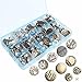 Produktbild sicai 100 Sets Jeans Button, Cowboy Schnallen und Nieten Jeans Tack Tasten mit Aufbewahrungsbox, bronze