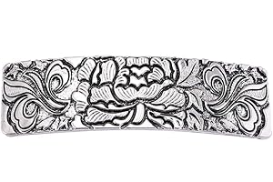 KKJOY Vintage Barrette à Cheveux Fleur Pince à Cheveux Femme en Métal Bijoux de Tête Épingle Clips Cheveux Accessoires Cheveux Mariage Filles