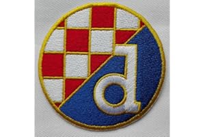 JINGTONGDA 2stk GNK Dinamo Zagreb Aufnäher Patch Football Fussball Soccer Club Iron on bügelbild aufbügler Badge