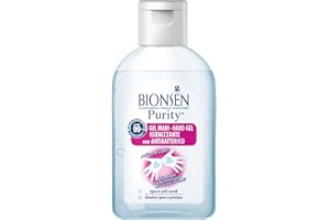 Bionsen Purity Gel Mani Igienizzante con Antibatterico senza Risciacquo, Efficacia Istantanea, Detersione/Igiene delle Mani in Pochi Secondi, Formato 75ml