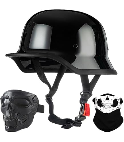 Casques De Moto Jet Vintage À Visage Ouvert Pour Hommes Et Femmes
