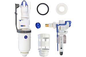 GENERISCH Ersatzteilset für Geberit Unterputz-Spülkasten UP120 (Artline) und UP200 (Kappa)