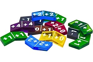 Futhark MTG Stat Counters / Buff Counters for Magic The Gathering - Set of 60 Color Coded MTG Tokens - Improved Gameplay with This Great Magic The Gathering Gift