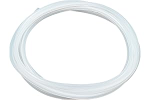 Tuyau en silicone de 3 mm ID x 6 mm OD - 1,5 mètres, LAVMHAB Tuyau de qualité alimentaire flexible en silicone transparent pour transfert de pompe