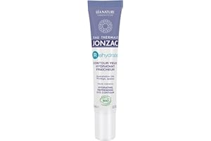 Eau Thermale Jonzac | Contour Yeux Fraîcheur - Rehydrate | Hydratation 24h – Protège et Apaise le contour des yeux | Acide Hyaluronique & Glycérine végétale | 99% d’origine naturelle | 15 ml