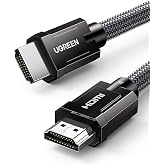 UGREEN 8K HDMI 2.1 Kablo desteği HDR10, eARC, PS5 i&ccedil;in 3D, Xbox S, Monit&ouml;r vb (1m), Gri
