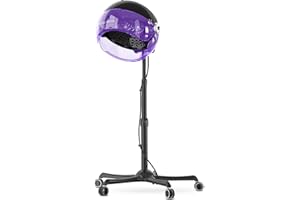 Colliford Haartrockenhaube, Trockenhauben für Haare, Trockenhaube Schwebehaube, Trockenhaube Haartrockner, Föhnhaube, Ionic Hooded Haartrockner (violett)