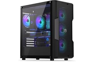 ‎ENDORFY ENDORFY Regnum 400 ARGB, 4 wentylatory ARGB 120mm w zestawie, szkło hartowane, przewiewna obudowa ATX | EY2A009