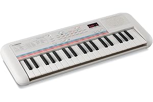 YAMAHA Remie (PSS-E30) Teclado Portátil con 37 Mini Teclas, Blanco