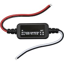 PLAYOCCAR Convertitore Di Tensione OBD2 24V A 12V Per Camion E Veicoli Pesanti, Protezione Da Sovratensione