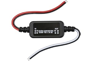 Xdingjiala DC Buck Converter 12V/24V to 3.3V 3A 9.9W Max - Step-Down Module for Industrial Microcontrollers, CAN Bus Systems & Truck Telematics