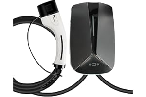 Convitex Wallbox EV Stazione di Ricarica, Caricatore per Veicoli elettrici Max 7 kW, cavo di ricarica 5 m tipo 2 (IEC 62196-2), compatibile monofase per PHEV e BEV