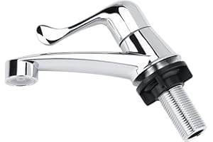 GAROSA Spülbecken Wasserhahn Abs Kunststoff Einzigen Kaltwasserhahn Wassersprühhahn Bad Becken Verwenden Zubehör zum Waschen von Gemüse Geschirr Geschirr(Tail G1/2)