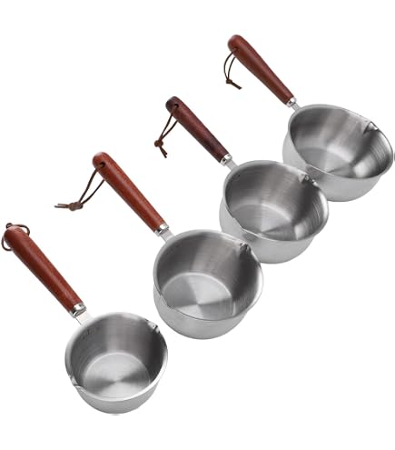 Casserole à Beurre Küchenprofi 12cm 500ml Induction - Acier Inox Avec Bec Verseur