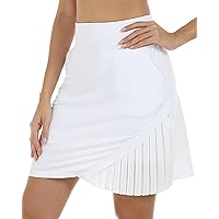 Timuspo Sportkleding voor dames, knielange broekrok met binnenshort, atletische tennisrok met hoge taille, broekrok met broekje eronder, perfect voor sport, golf, wandeltraining, Sluierkruid, M Timuspo Sportkleding voor dames, knielange broekrok met binnenshort, atletische tennisrok met hoge taille, broekrok met broekje eronder, perfect voor sport, golf, wandeltraining, Sluierkruid, M