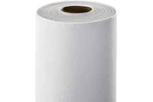 Générique Nappe Spunbond Intissée en Rouleau, 120 x 50 M, Blanc, 55 g/m², pour Mariages et Événements