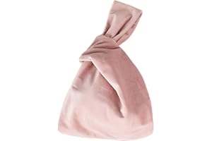 Anopo Small Velvet Wristlet Purse for Women Elegant Clutch Evening Bag Wrist Bag Sleeve-Knot-Pouch