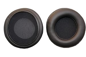 V-MOTA 1 paio di auricolari di ricambio Pad auricolari per Denon dn-hp1000 dn-hp700 DJ e Stanton DJ PRO3000 e Pioneer HDJ1000 HDJ1500 K HDJ2000 cuffie paraorecchie (nero)