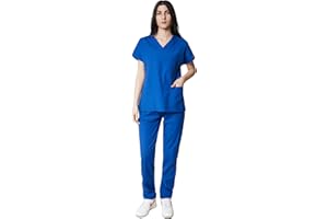 ELLYSHINE Professional Medical Uniforms & Scrubs - Soft Stretch Fabric Scrubs Uniforms Women Set - Scrub Top and Scrub Bottom