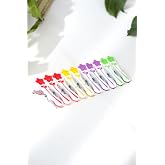 New-Max Elite Papatya Desenli Silikon Mandal, Beyaz, 30 Adet
