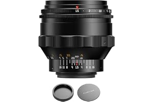 TTARTISAN 75 mm F1.5 Objektiv för M42 Fäste, Swirly Bokeh, Manuellt Fokus