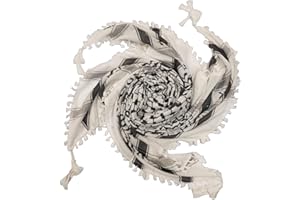 MILSPEC SURPLUS Shemagh Scarf Cotton Arab Head Cover Desert Palestinian Keffiyeh Tactical Army Scarf Hand Made