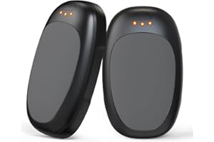 Wasuka Hand Warmers Rechargeable 2 Pack, Electric Handwarmers Reusable Portable USB Pocket Warmer, Long Lasting Hand Heater for Camping Hiking Hunting Ideal Warm Gift for Women Men