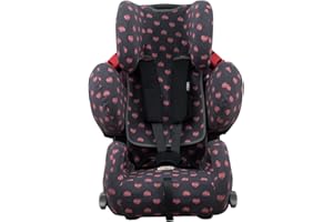 JYOKO KIDS Baby car seat cover liner made cotton compatible with Recaro Young Sport Hero (Fluor Heart)