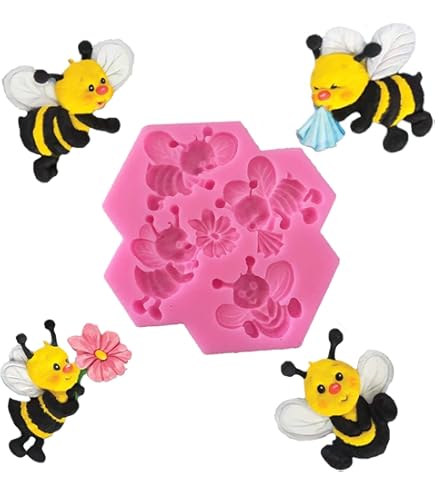 6 Stampi Silicone Per Torte A Forma Di Orso E Arcobaleno | Per Fondente, Cioccolato, Biscotti | Baby Shower E Decorazioni - Foto 9