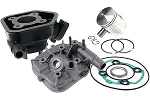 2EXTREME Zylinder Kit 50ccm mit Zylinderkopf kompatibel mit Speedfight 1 & 2 50 LC X-fight