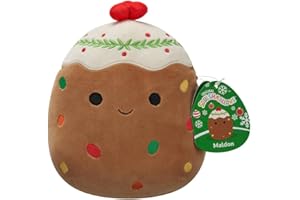 Squishmallows Original Maldon der Weihnachtskuchen 19 cm - Ultraweiches offizielles Jazwares Plüsch