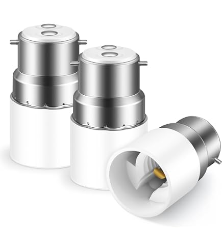 Luminosa Adapter 2 Stück – Von E14 Auf B22, Für LED, Halogen & Edison Lampen, CE-zertifiziert