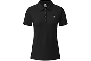 YSENTO Womens Short Sleeve Polo Lady-fit Shirt Premium Sports Golf Polo T-Shirts