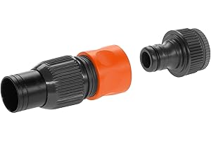 Gardena Profi-System Pumpen-Anschlusssatz: Schlauchkupplung für 19 mm (3/4 Zoll)-Schläuche, für einen höheren Wasserdurchfluss (1752-20)