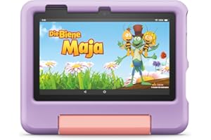 Fire 7 Kids-Tablet, 7-Zoll-Display, für Kinder von 3 bis 7 Jahren, 16 GB, violett
