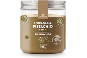 ORIGONUTS PATISSERIE & CHOCOLATERIE ORIGONUTS Crema de Pistacho para Untar 200 g – 54% Pistachos – Sin Aceite de Palma – Sin Gluten – Ideal para Repostería Cheesecake Donuts Croissants Chocolate de Dubái