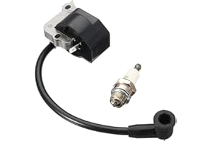 MOMOALA Bobina De Ignición + Bujía para Stihl Fc55 Fs38 Fs45 Hl45 Hs45 Km55 Trimmer