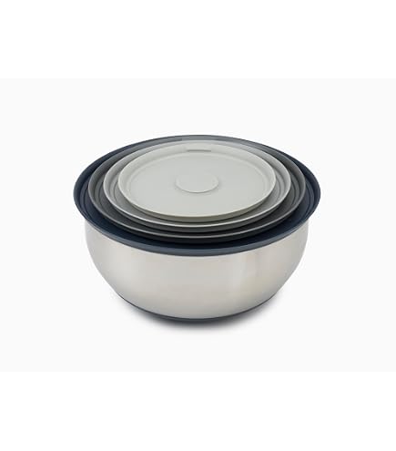 Set Préparation Alimentaire Joseph Joseph Nest 9 - 9 Pièces Acier Inox - Bols, Passoires, Tasses Doseuses