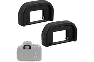 SOGHO 2 Stück Canon EOS 100d Augenmuschel,Augenmuschel Für Canon Ef Okular 100d 550d 600d 650d 700d 750d 760d 1000d 1100d,Sucher Okular Ersetzt Canon Ef,Kamera Okular Sucher Passend,Schwarz