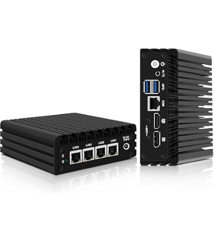 HUNSN Micro Firewall Appliance, Mini PC, PFSense, Mikrotik
