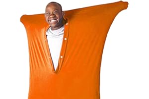 ZYUBOESO Compression Sock with Snug Sensory Sack Body Sock Calming Therapy Blanket Stress Relief Anxiety Autism ADHD ADD Tactile Items for Therapeutic Play (Color : Orange, Size : S/Small)