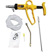 Siringa Veterinaria Regolabile E Continua | Iniettore Per Bestiame E Animali | Polipropilene Atossico - Foto 3