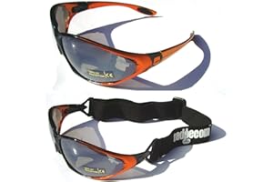 Ladgecom All-Weather Sunglasses & Goggles with Head Strap for Cycling, Running & Ski Sports