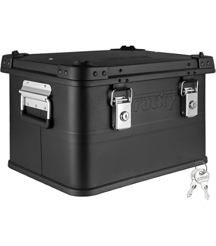 Trucky Alu Box Verschließbar Trucky Aluminium-Box Mit Deckel – Abschließbare Alukiste In Vielen Größen Wählbar – NEU