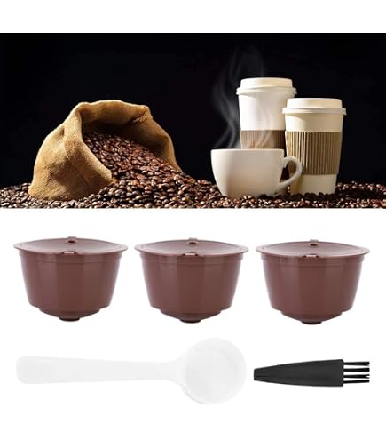 Capsule De Café Rechargeable 200 Ml - Filtre Réutilisable Avec Cuillère Et Brosse, Pour Machines Compatibles