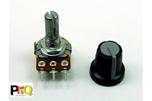 POPESQ POTENTIOMÈTRE Rotatif linéaire/Linear Rotary Potentiometer 5 KOhm 5K avec Bouton/with Cap #A1739